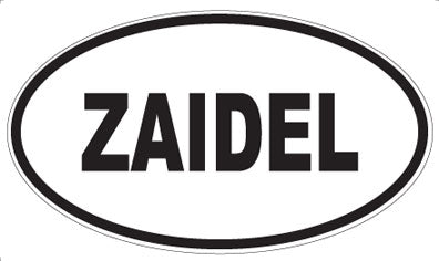 ZAIDEL - Oval Sticker
