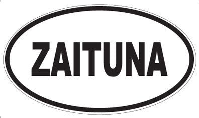 ZAITUNA - Oval Sticker