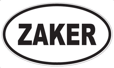 ZAKER - Oval Sticker