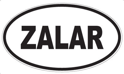 ZALAR - Oval Magnet