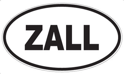 ZALL - Oval Sticker
