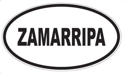ZAMARRIPA - Oval Magnet