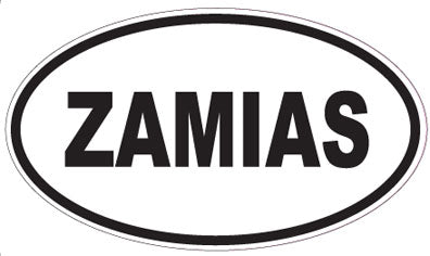 ZAMIAS - Oval Sticker