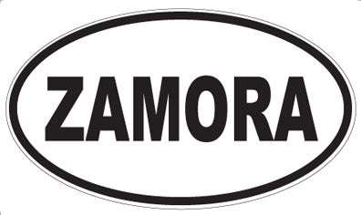 ZAMORA - Oval Magnet