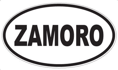 ZAMORO - Oval Magnet