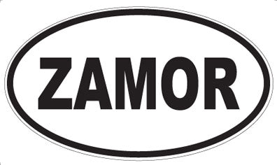 ZAMOR - Oval Magnet