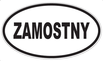 ZAMOSTNY - Oval Magnet
