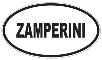ZAMPERINI - Oval Sticker