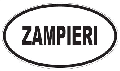 ZAMPIERI - Oval Sticker