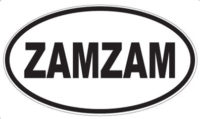 ZAMZAM - Oval Sticker