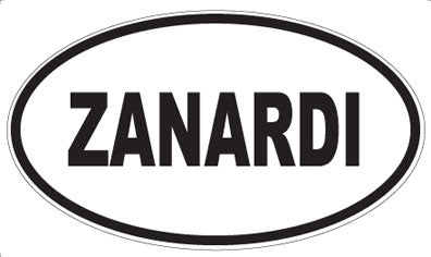 ZANARDI - Oval Magnet