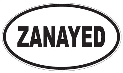 ZANAYED - Oval Sticker