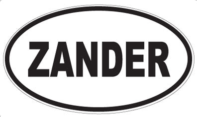 ZANDER - Oval Magnet