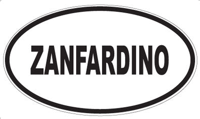 ZANFARDINO - Oval Magnet