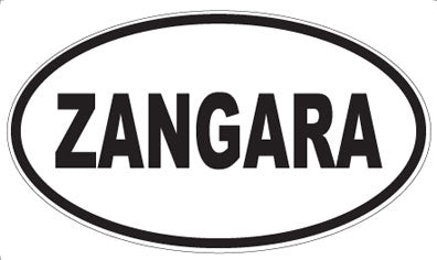 ZANGARA - Oval Magnet