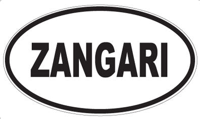 ZANGARI - Oval Magnet
