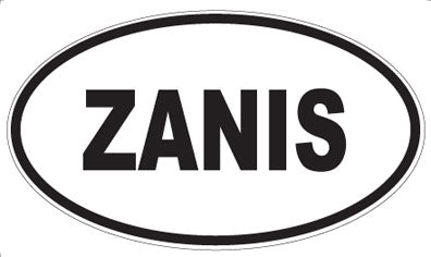 ZANIS - Oval Sticker