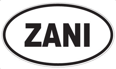 ZANI - Oval Magnet