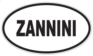 ZANNINI - Oval Sticker