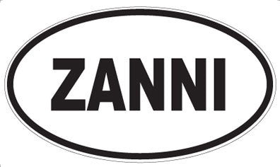 ZANNI - Oval Magnet
