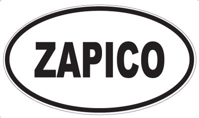 ZAPICO - Oval Sticker