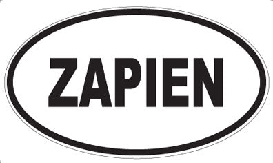 ZAPIEN - Oval Magnet