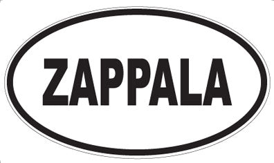 ZAPPALA - Oval Sticker