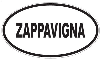 ZAPPAVIGNA - Oval Sticker