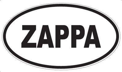 ZAPPA - Oval Magnet