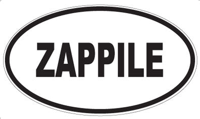 ZAPPILE - Oval Magnet