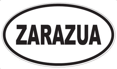 ZARAZUA - Oval Sticker