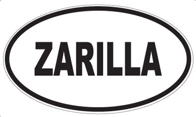 ZARILLA - Oval Magnet