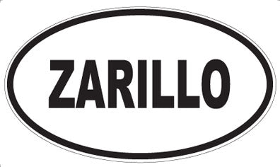 ZARILLO - Oval Magnet
