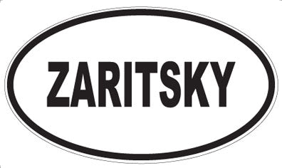 ZARITSKY - Oval Magnet