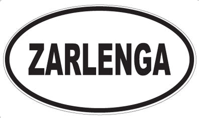 ZARLENGA - Oval Sticker