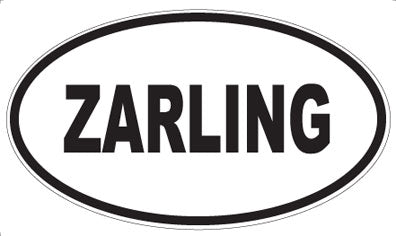 ZARLING - Oval Sticker