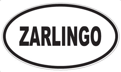 ZARLINGO - Oval Magnet