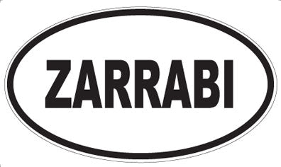 ZARRABI - Oval Sticker