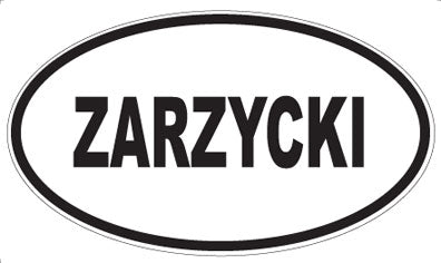 ZARZYCKI - Oval Magnet