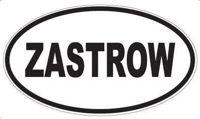 ZASTROW - Oval Magnet
