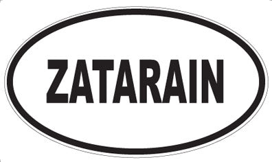 ZATARAIN - Oval Sticker