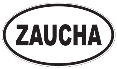 ZAUCHA - Oval Magnet