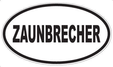 ZAUNBRECHER - Oval Magnet