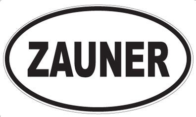ZAUNER - Oval Sticker
