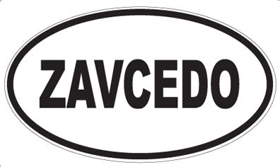 ZAVCEDO - Oval Magnet