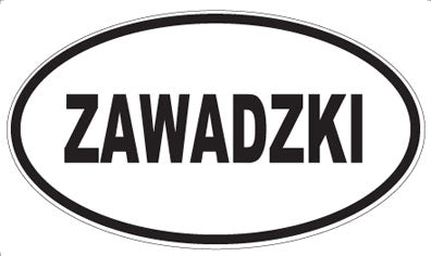 ZAWADZKI - Oval Magnet