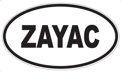 ZAYAC - Oval Magnet