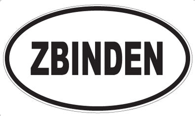 ZBINDEN - Oval Sticker