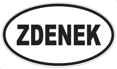 ZDENEK - Oval Magnet