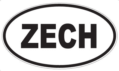 ZECH - Oval Sticker
